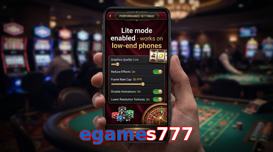 Payment and PKR controls in Egames777