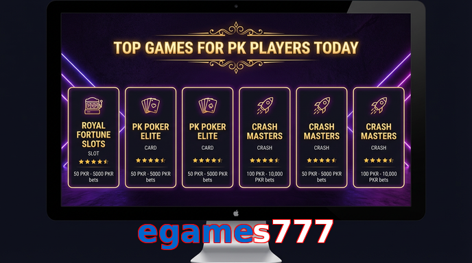 Payment and PKR controls in Egames777