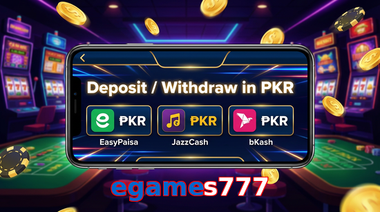 Game list for Egames777 pk section