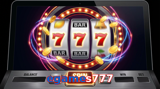 Main screen of Egames777 slots page for PK players